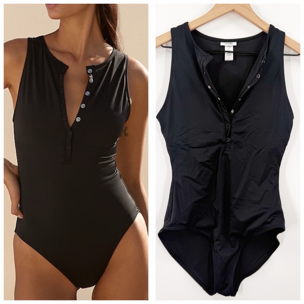 Andie The Malibu Classic Full Coverage Black One Piece